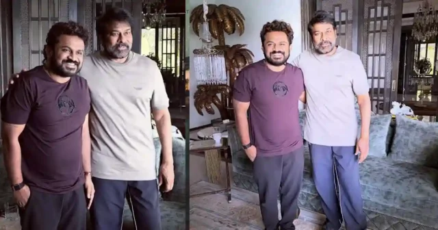 Megastar Chiranjeevi recently welcomed acclaimed Malayalam filmmaker Tharun Moorthy (whose last film with Mohanlal, Thudarum, was a blockbuster) to his Hyderabad residence, sparking excitement among fans and the film industry alike.