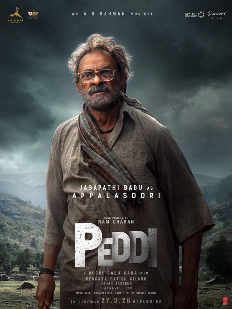 Veteran Actor Jagapathi Babu plays a crucial role in Ram Charan's Peddi
