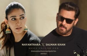 Salman Khan with Nayanthara Salman Khan and Vamshi Paidipally's film -The latest update reveals that one of South Indian Cinema's leading actresses, Nayanthara, will play the female lead opposite Salman Khan. The producers shared their excitement, stating: “The epitome of versatility and excellence, Nayanthara joins Salman Khan and Vamshi Paidipally’s film. It’s an honour to have her on board for something truly special that’s underway.”