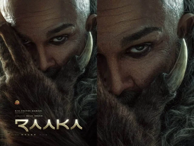 The first look of Raaka excites fans of the Icon Star Allu Arjun.